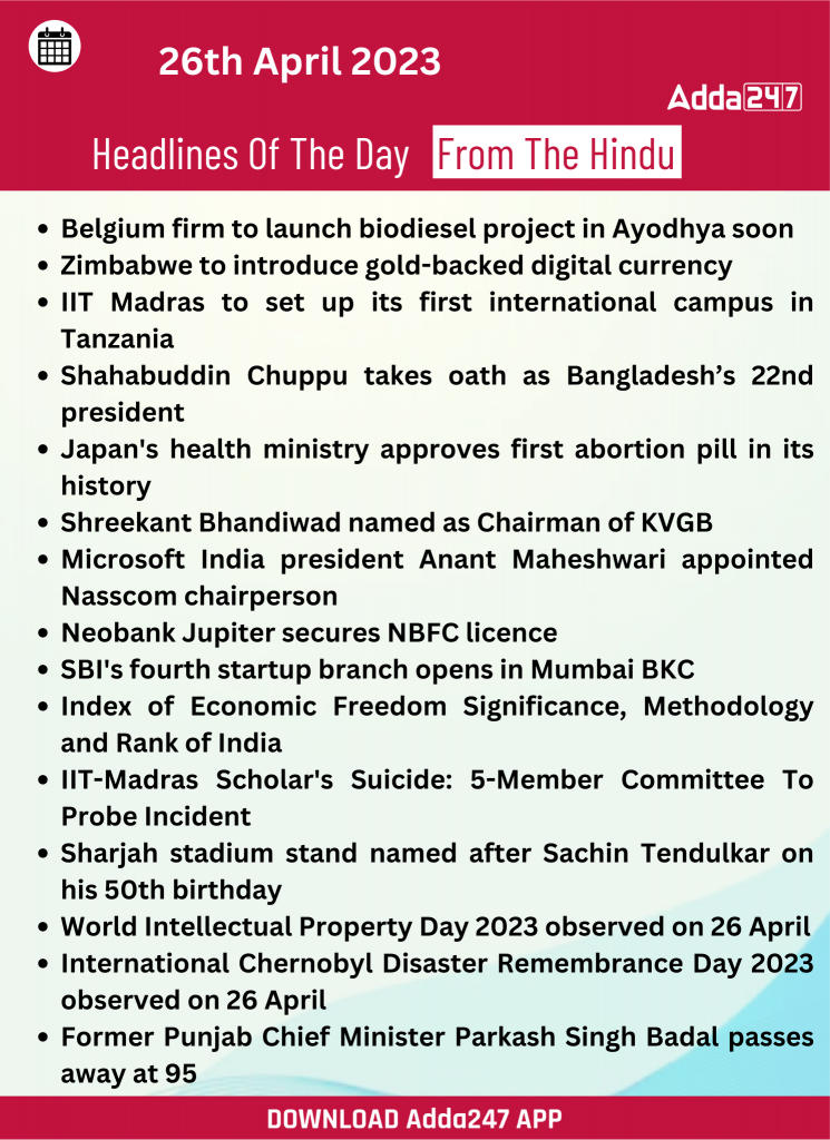 Daily Current Affairs 26th April 2023_18.1