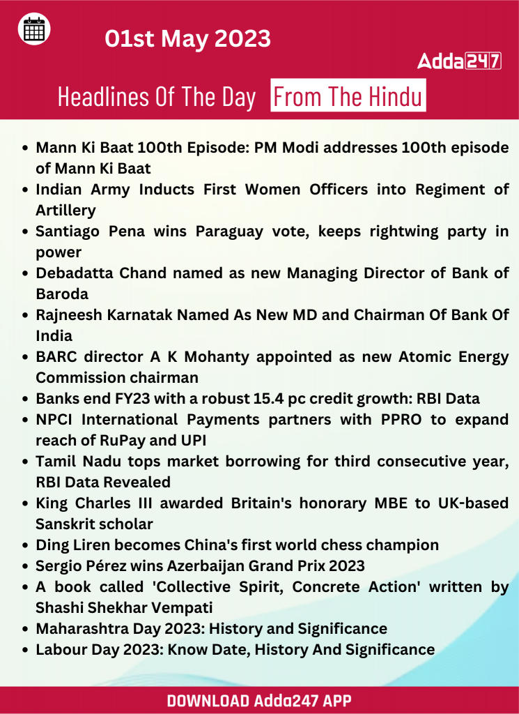 Daily Current Affairs 1st May 2023_24.1