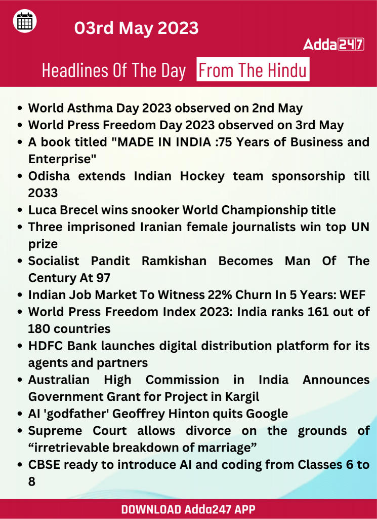 Daily Current Affairs 03rd May 2023_22.1