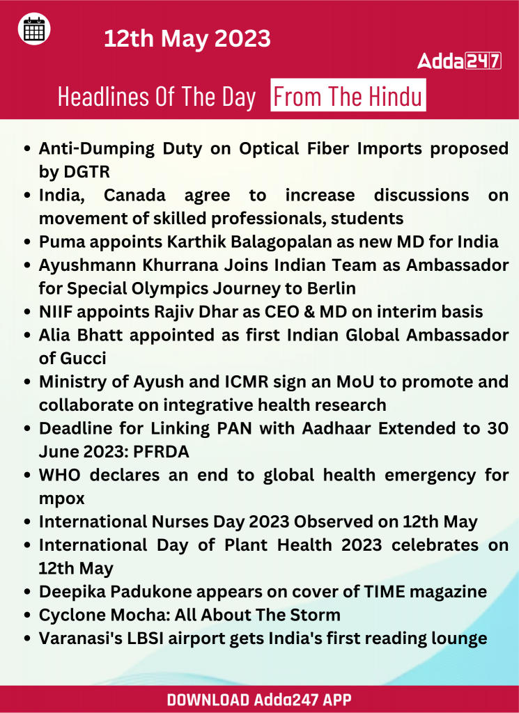 Daily Current Affairs 12th May 2023_19.1
