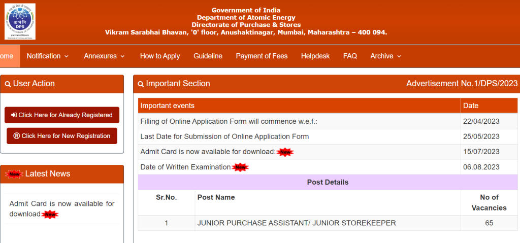 DPS DAE Admit Card 2023 Out Direct Link To Download Call Letter_3.1