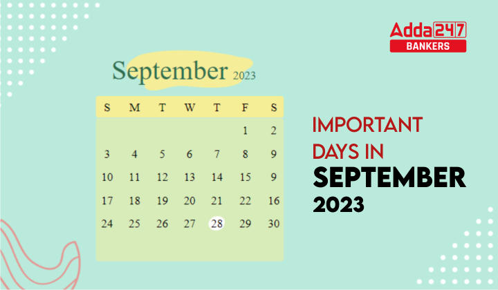 List Of Important Days in September 2023, National and International Days_40.1