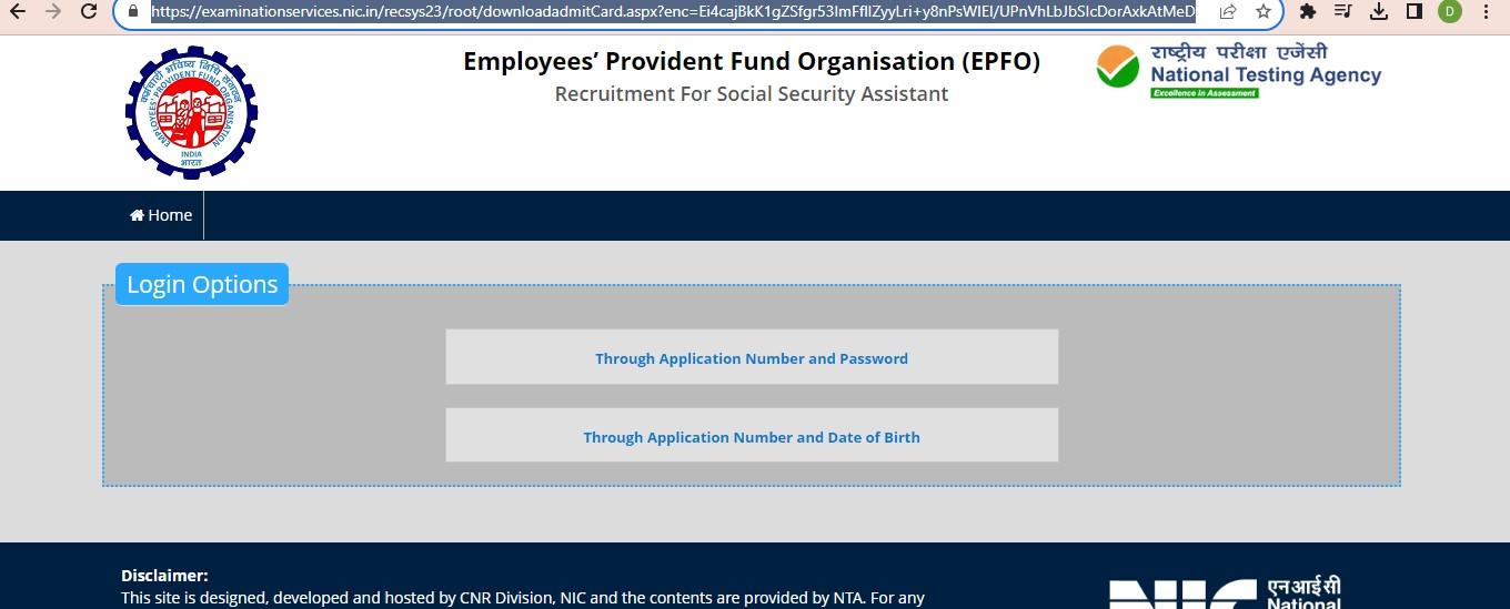 Epfo Ssa Answer Key Out Response Sheet Pdf Download Link