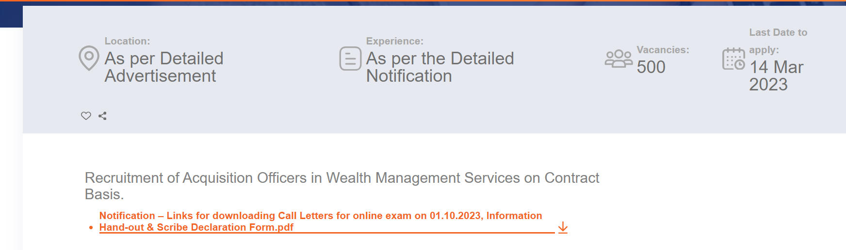 Bank of Baroda AO Admit Card 2023 Out, Call Letter Link_4.1