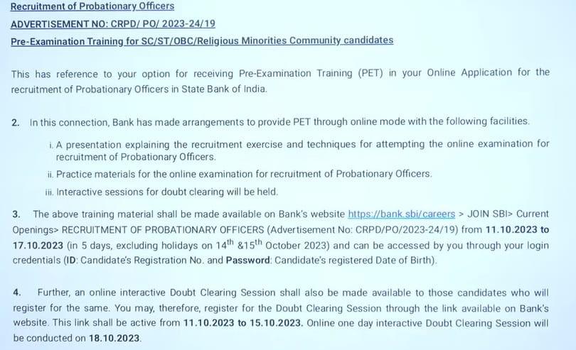 SBI PO 2023, भारतीय स्टेट बैंक में PO की 2000 के भर्ती जारी – देखें Exam Date, Vacancy, Eligibility | Latest Hindi Banking jobs_3.1