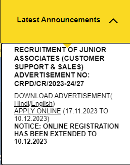 SBI Clerk Apply Online 2023 Extended For Junior Associate Posts_3.1