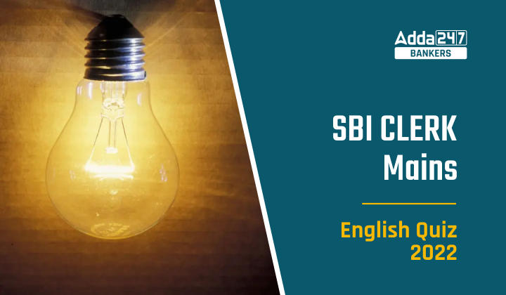 English Quizzes For SBI Clerk Mains 2022 – 1st December |_40.1