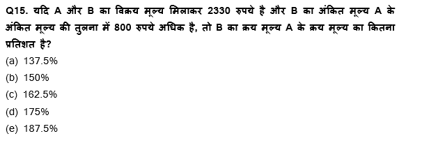 SBI Clerk Mains क्वांट क्विज 2022 : 13th December – Data Interpretation | Latest Hindi Banking jobs_10.1