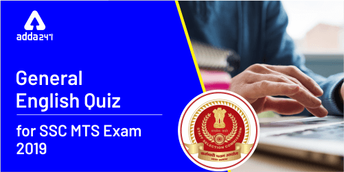 SSC MTS English Miscellaneous Quiz : 1st August_40.1