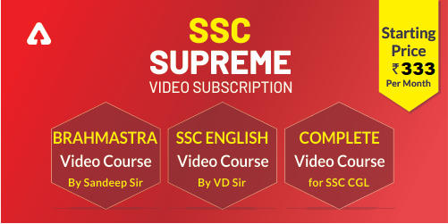 SSC Supreme Video Subscription : Complete Course For SSC Exams_40.1