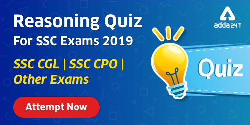 Reasoning Quiz For SSC Exams : 22nd October_50.1