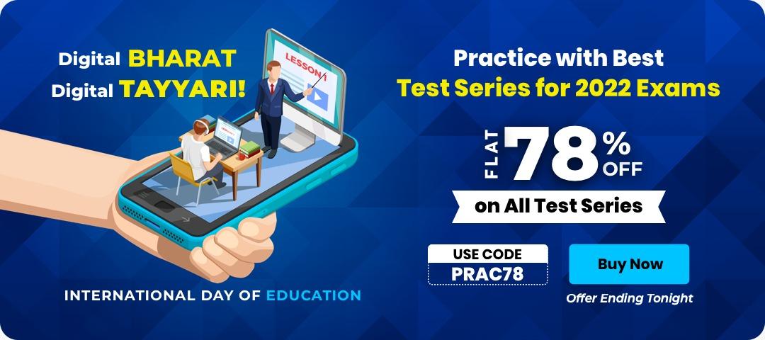 Flash Sale | 60% Off On All Test Series | Use Code: FLASH60_40.1