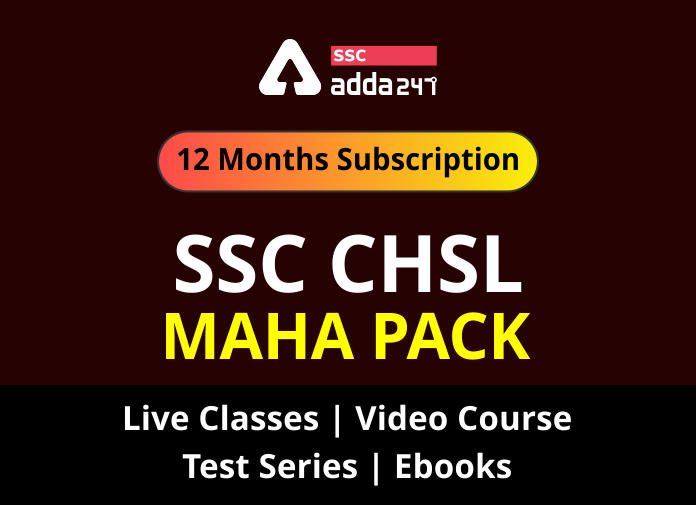 Get Ready For Selection!!! Join SSC CHSL Mahapack at FLAT 70% off Only For Today. Use Code: ADDA70_40.1