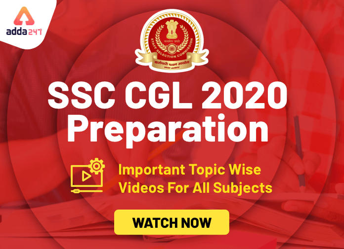 SSC CGL 2020 Preparation: Important Topic Wise Videos For All Subjects_40.1