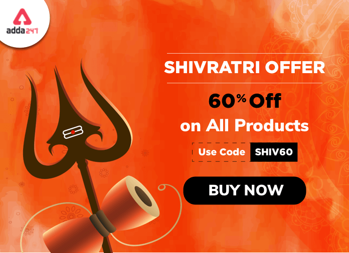 Shivratri Offer | Flat 60% Off on all Adda247 Test Series, Video Courses, Live Batches, Books & eBooks_40.1