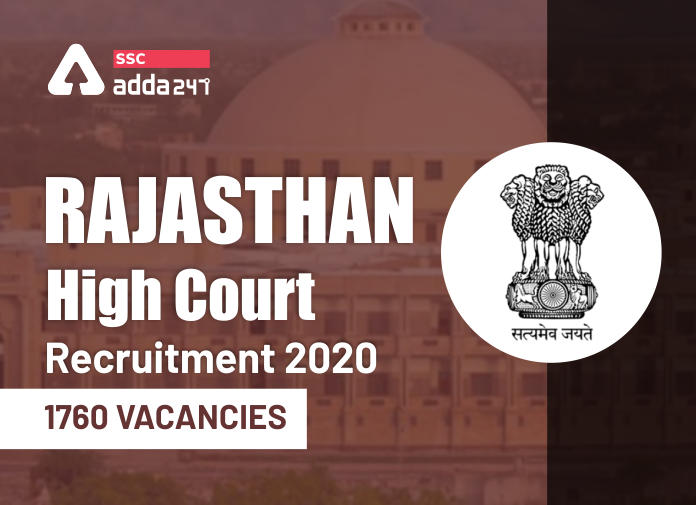 Rajasthan High Court Recruitment 2020: Apply Online Date For 1760 Vacancies_40.1