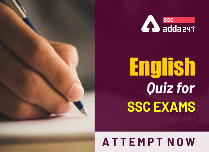 English Questions For SSC CHSL Exam : Take The Test Now_40.1