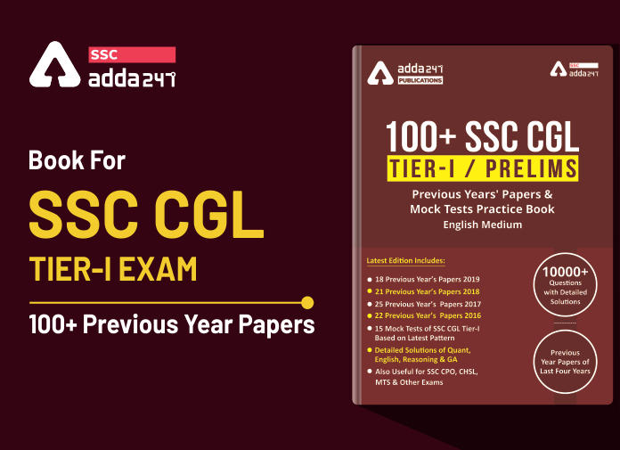 100 SSC CGL Books for Tier-I Previous Year Question Papers | English Medium Book by Adda247_40.1