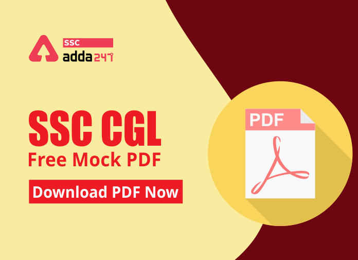 SSC CGL Free Mock PDF: Download PDF Now_40.1