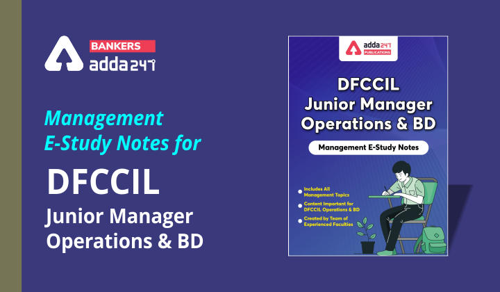 DFCCIL Junior Manager: Management E-Study Notes_40.1