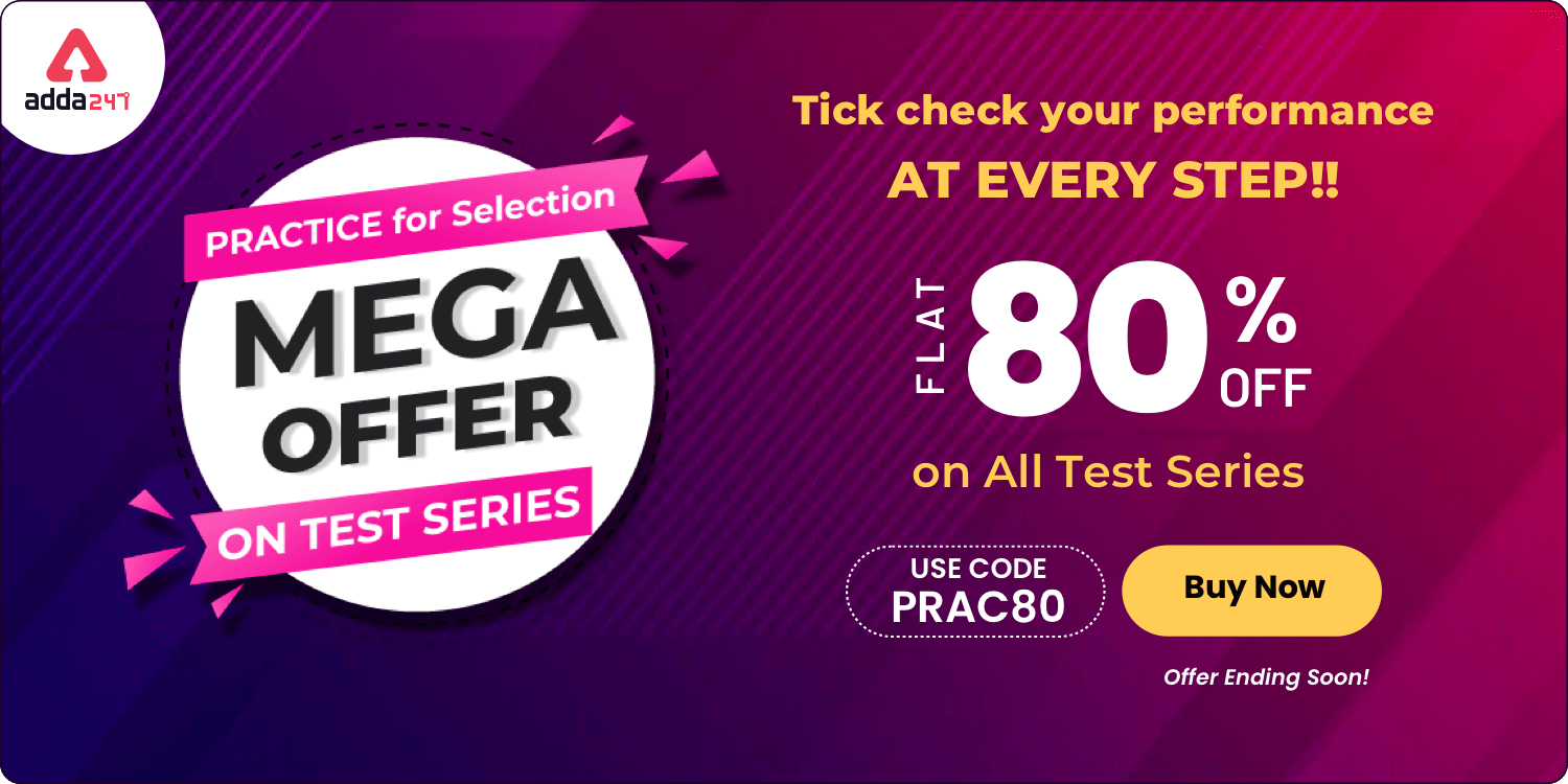 Practice for Selection: Mega Offer on Test Series 80% Off_40.1