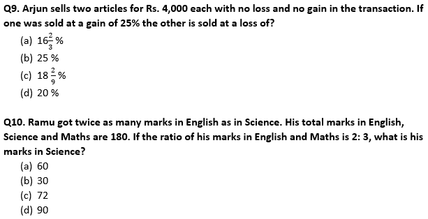 Target SSC Exams 2021-22 10000+ Questions Attempt Maths Quiz | Day 214 |_50.1