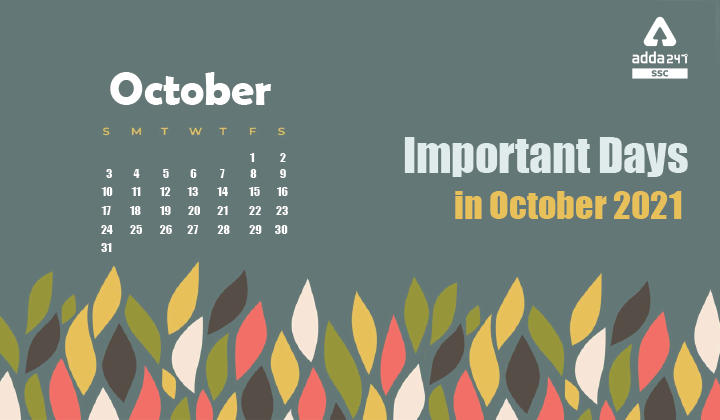 special days in october