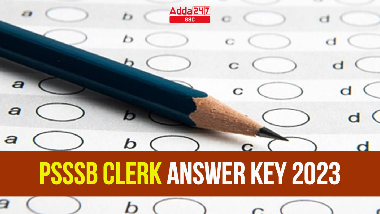 PSSSB Clerk Answer Key 2023, Response Sheet PDF_40.1
