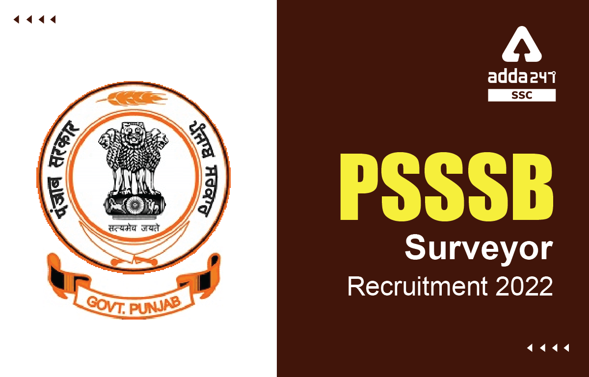 PSSSB Surveyor Recruitment 2022 - Apply Link and Eligibility_40.1