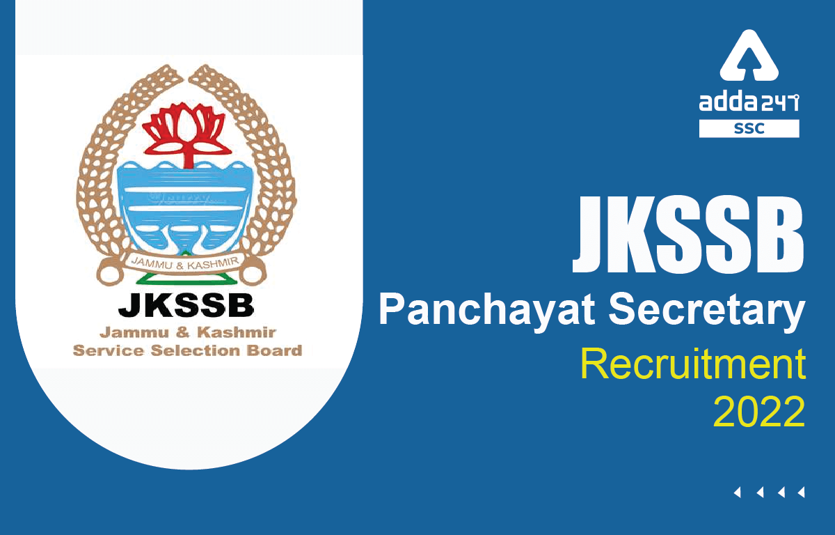 JKSSB Panchayat Secretary Recruitment 2022, Apply Online Link Active for 1395 Vacancies_40.1