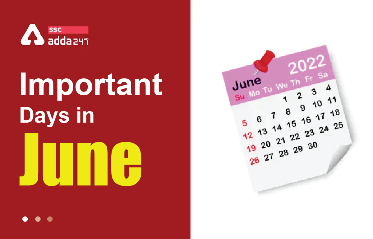 List of Important Days in June in India, Full Information