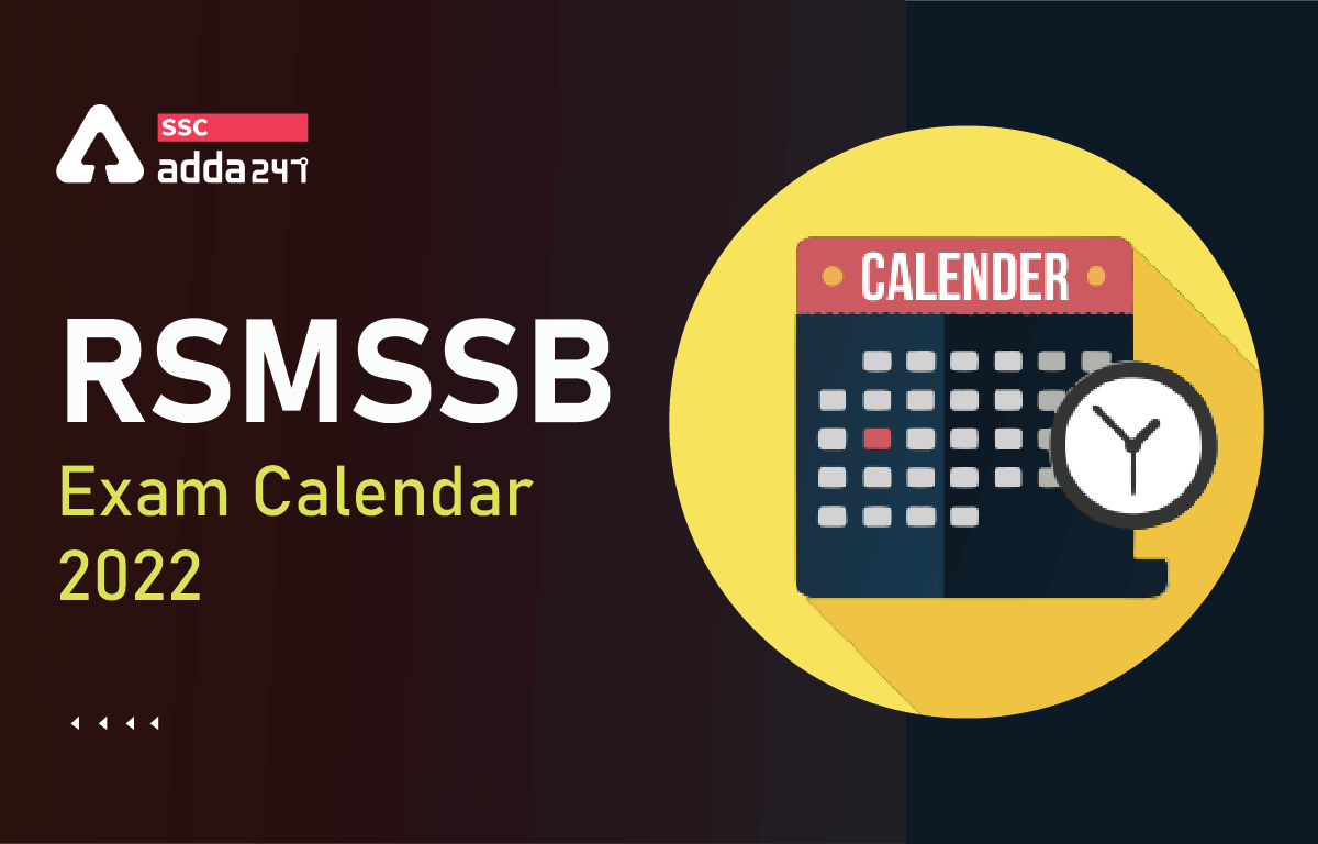 RSMSSB Exam Calendar 2022 for Rajasthan_40.1