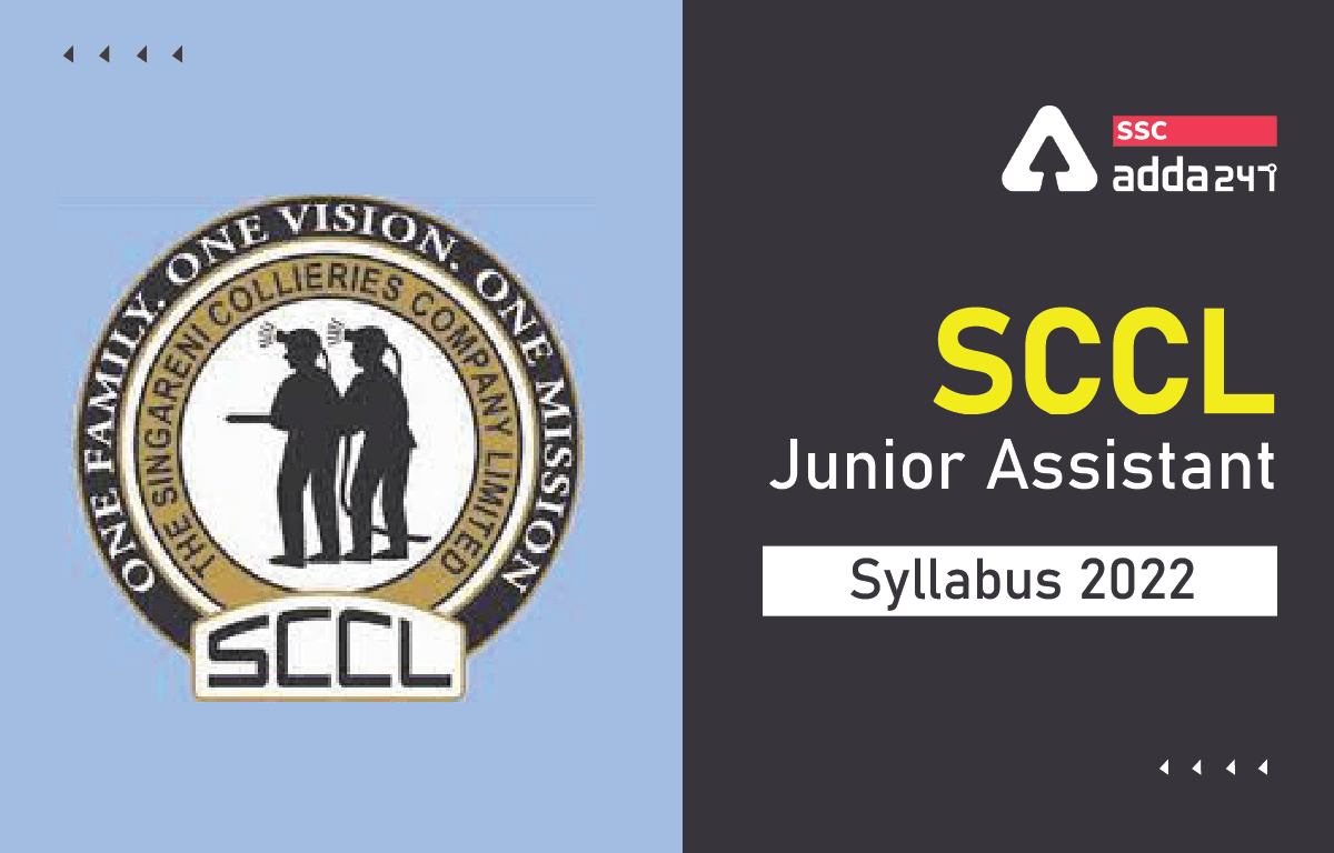 SCCL Junior Assistant Syllabus 2022 and Exam Pattern_40.1