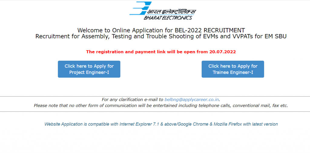 BEL Recruitment 2022 अधिसूचना जारी, 150 ट्रेनी इंजीनियर्स के लिए ऑनलाइन आवेदन करें_30.1