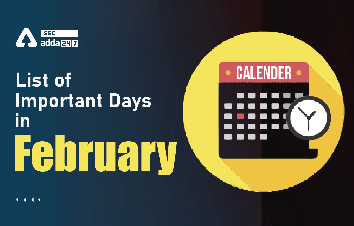 Important Days In February List Of Important National And