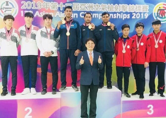 15th Asian Airgun Championships in South Korea, India bagged 25 out of 28 gold medals_40.1
