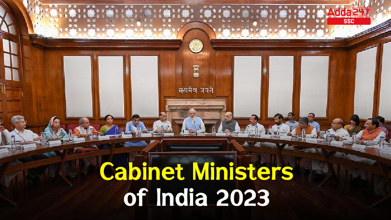 Cabinet Ministers Of India 2022_20.1