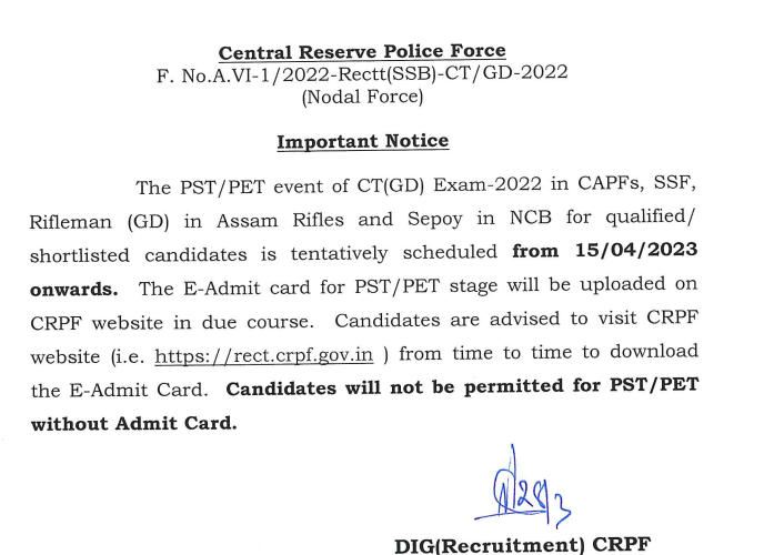 SSC Constable GD Results 2023 out, Download Merit List Pdf_40.1