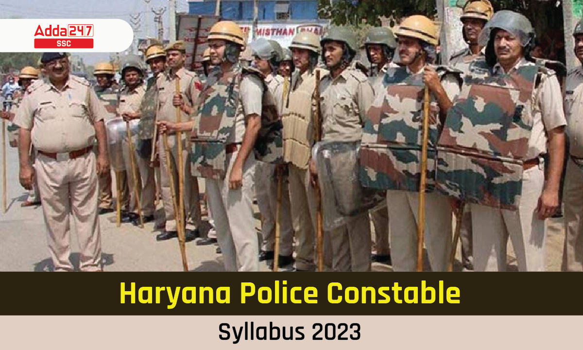 Haryana Police Constable Syllabus 2023 and Exam Pattern PDF_40.1