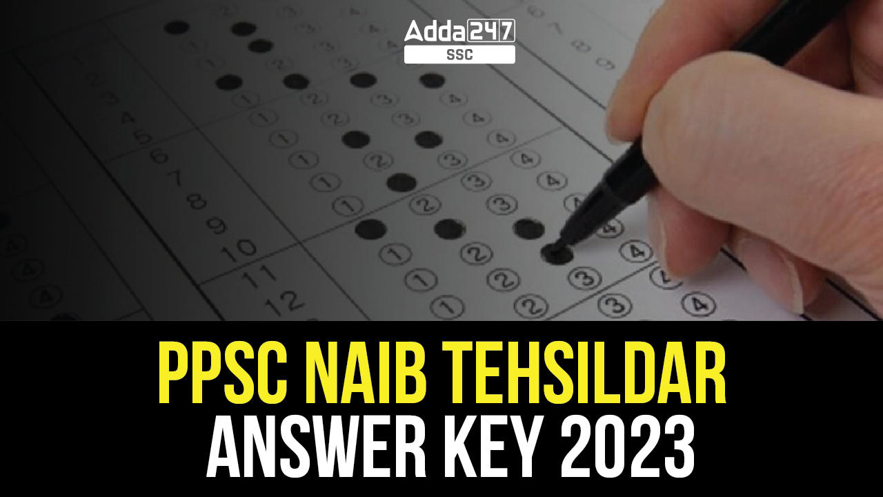 PPSC Naib Tehsildar Answer Key 2023, Response Sheet PDF_40.1