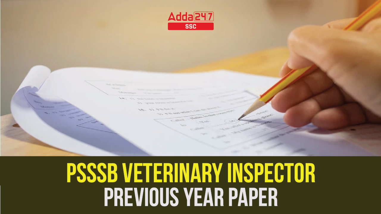 PSSSB Veterinary Inspector Previous Year Paper PDF_40.1