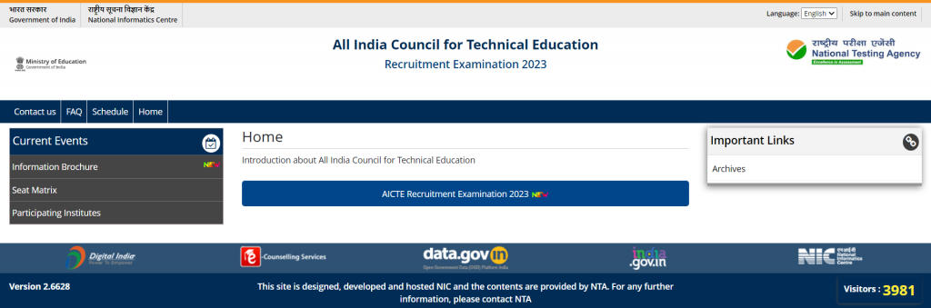 AICTE Non Teaching Recruitment 2023 Apply Online 46 Posts_3.1