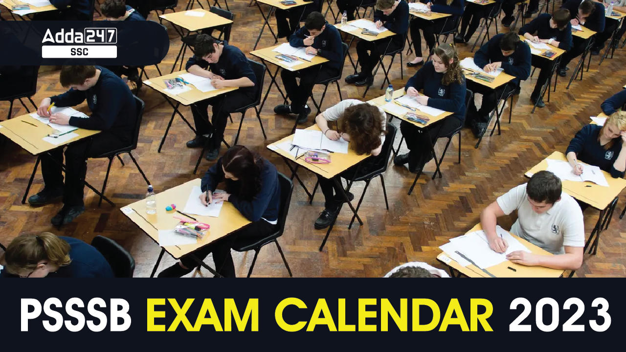 PSSSB Exam Calendar 2023, Punjab Exam Schedule PDF_40.1