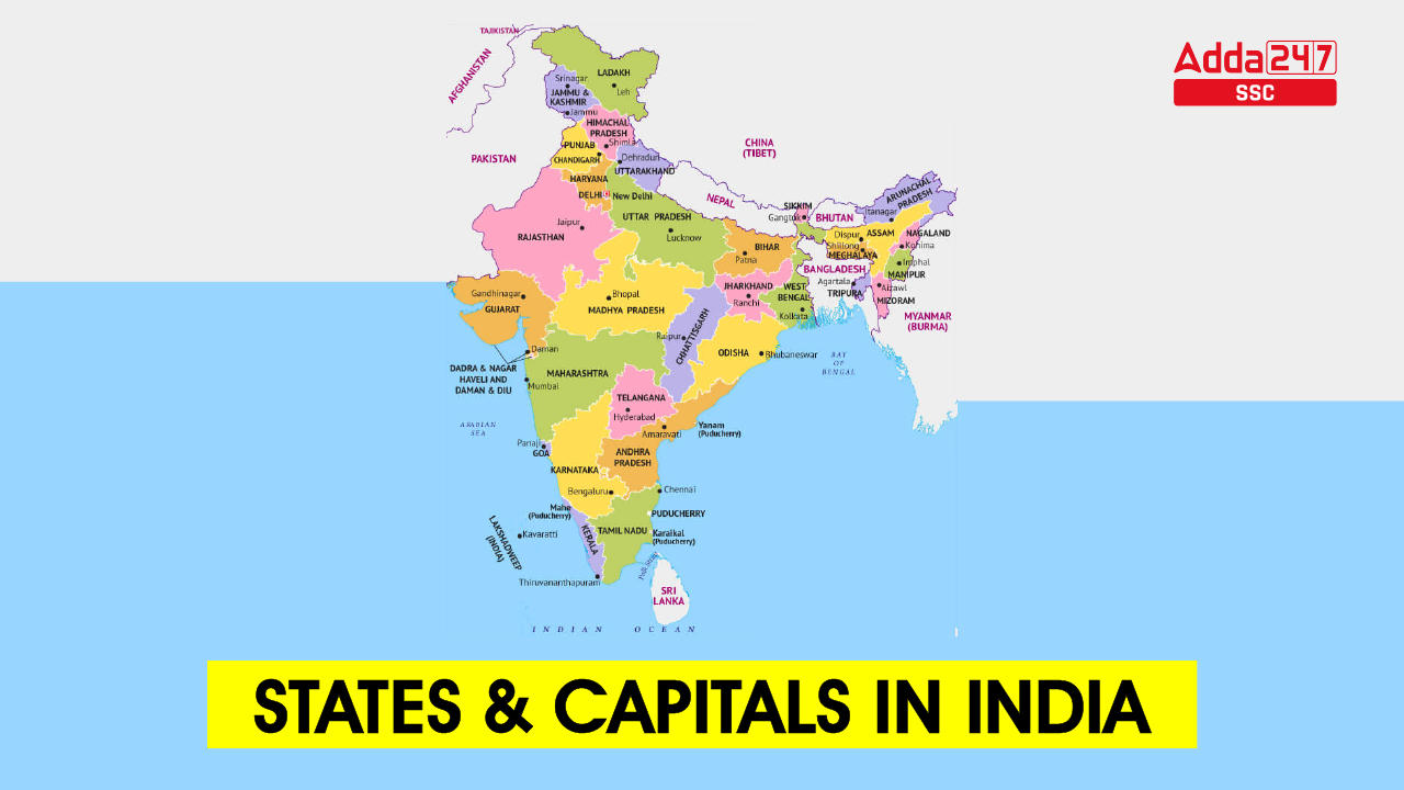 States and Capitals in India, List of 28 States and Capitals_40.1