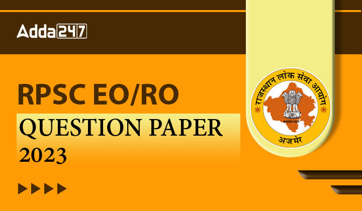 Rajasthan EO RO Question Paper 2023, Shift Wise Answer key_40.1