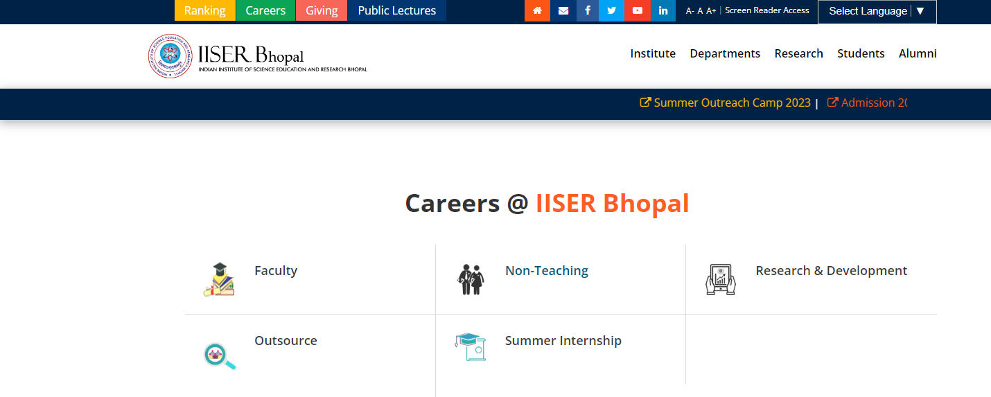 IISER Bhopal Recruitment 2023: Salary up to 30000, Check Posts, Apply Online, Vacancy, Age Limit_4.1