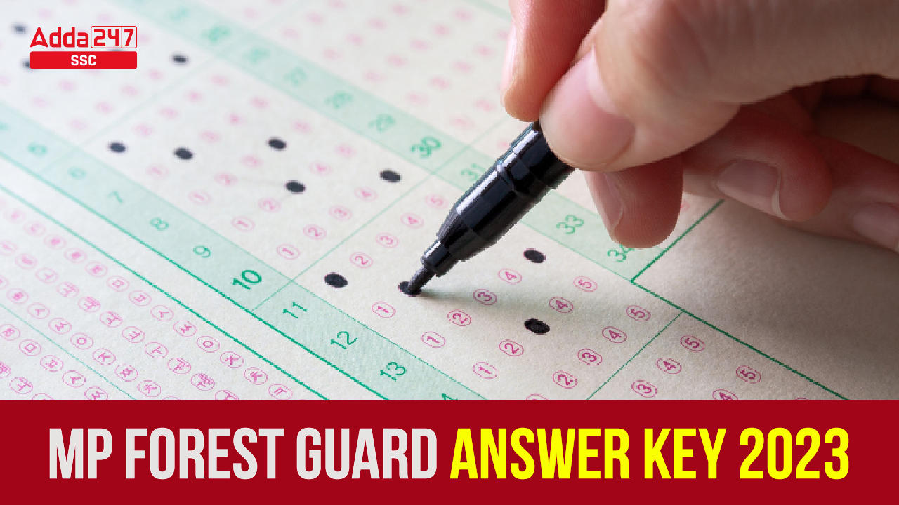 MP Forest Guard Answer Key 2023 Out, Download PDF Link_40.1