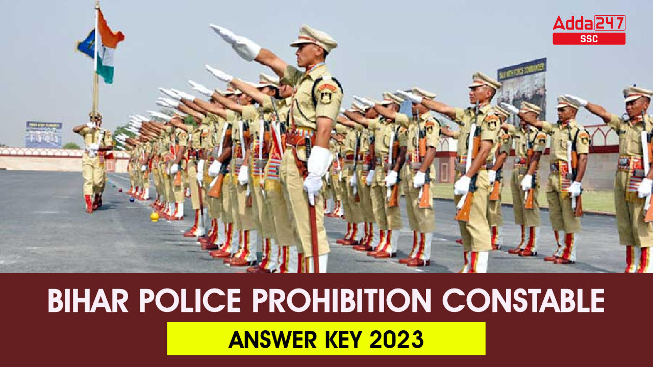 Bihar Police Prohibition Constable Answer Key 2023_40.1