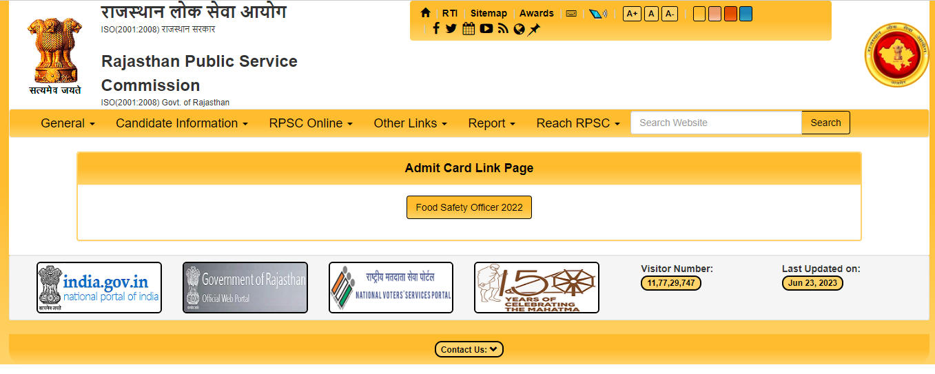 RPSC FSO Admit Card 2023, Exam Date Out, Download Link_5.1