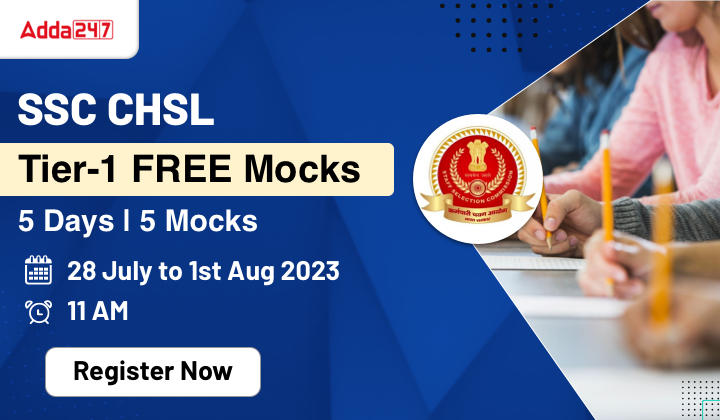 SSC CHSL Tier 1 Free Mocks_40.1